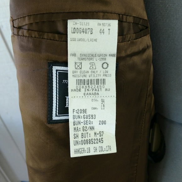 LAST CHANCE Ralph Lauren wool blazer sport coat tan mens 44T - Picture 7 of 7